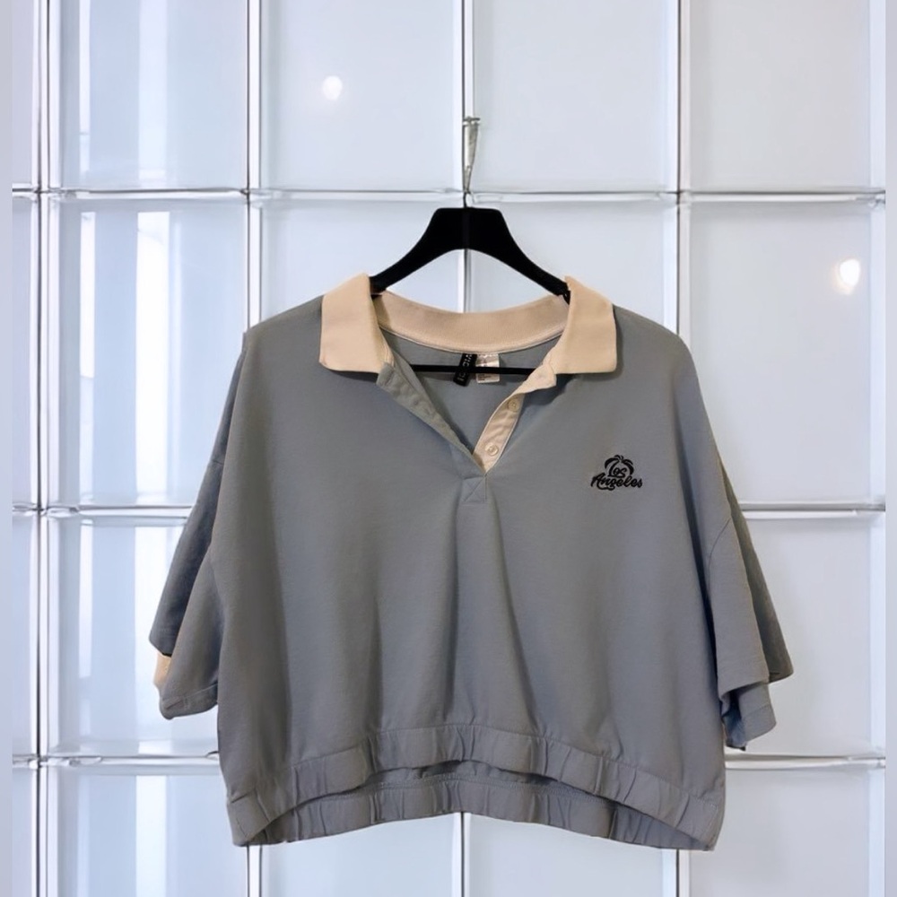 H&M Cropped Los Angeles Polo